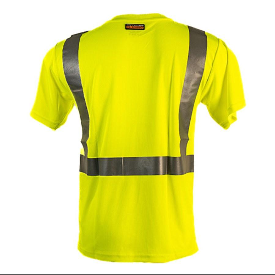 Kishigo Flat Stitch Panel Class 2 T-Shirt Perspective View