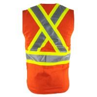 Tough Duck Safety Cotton Duck Safety Vest Additional Angle