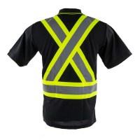 Tough Duck Safety Short Sleeve Polo Shirt Alternate View