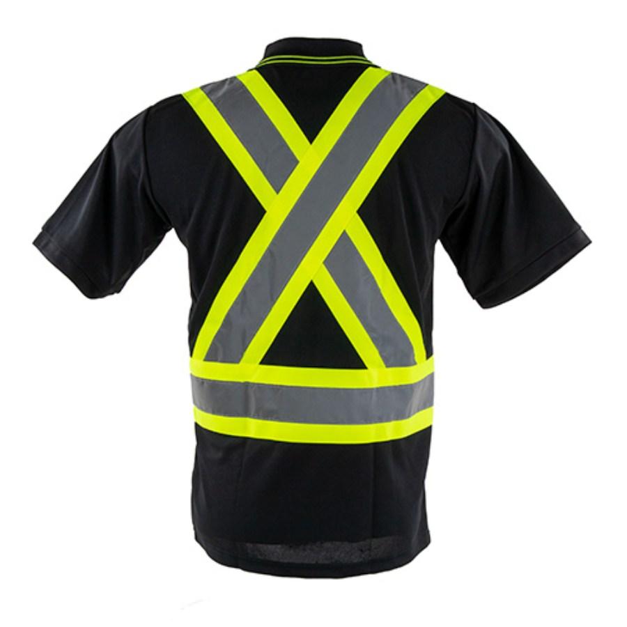 Tough Duck Safety Short Sleeve Polo Shirt Alternate View
