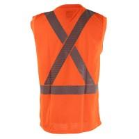 Tough Duck Safety Sleeveless Safety T-Shirt Alternate View