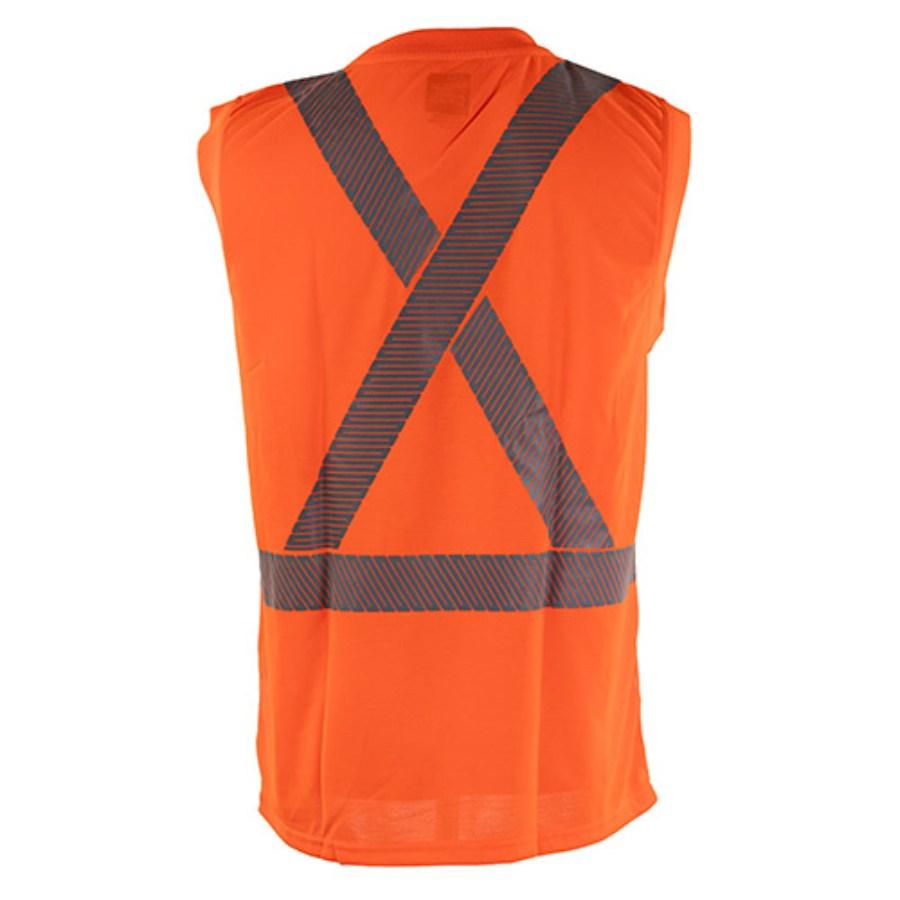 Tough Duck Safety Sleeveless Safety T-Shirt Alternate View