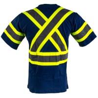 Tough Duck Safety Short Sleeve Cotton T-Shirt Additional Angle