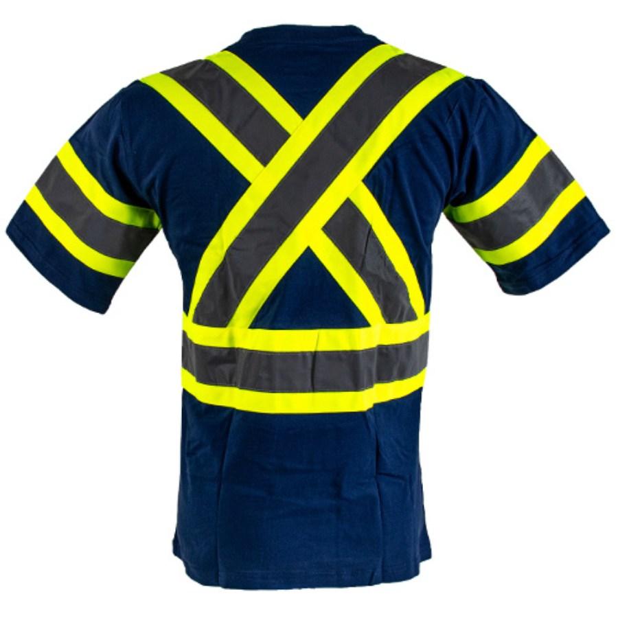 Tough Duck Safety Short Sleeve Cotton T-Shirt Additional Angle