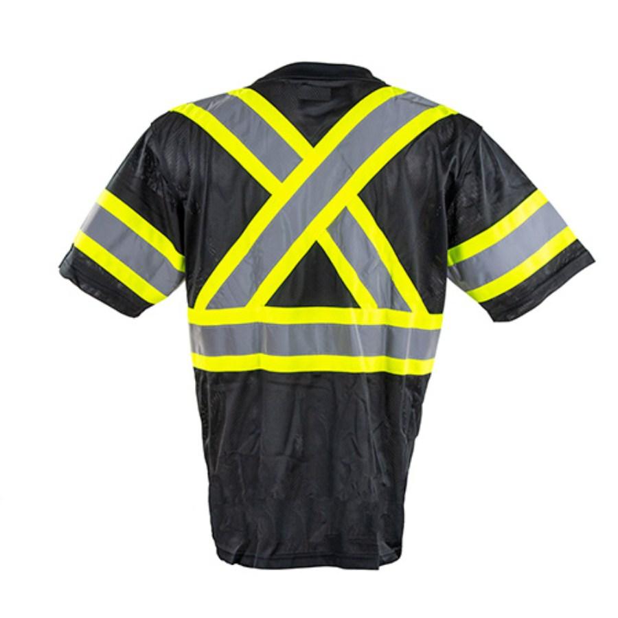 Tough Duck Safety Short Sleeve Safety T-Shirt Feature Close-up