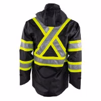 Tough Duck Safety Heavy Rain Jacket Perspective View