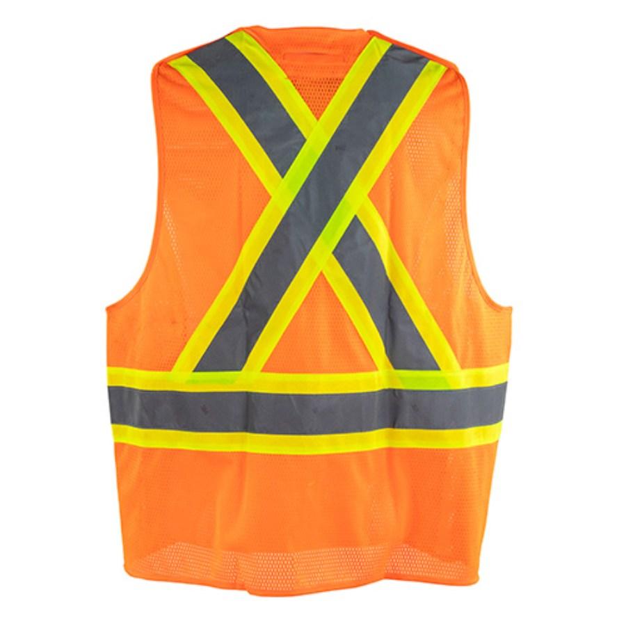 Tough Duck Safety 5-Point Breakaway Class 2 Vest Close Up Detail