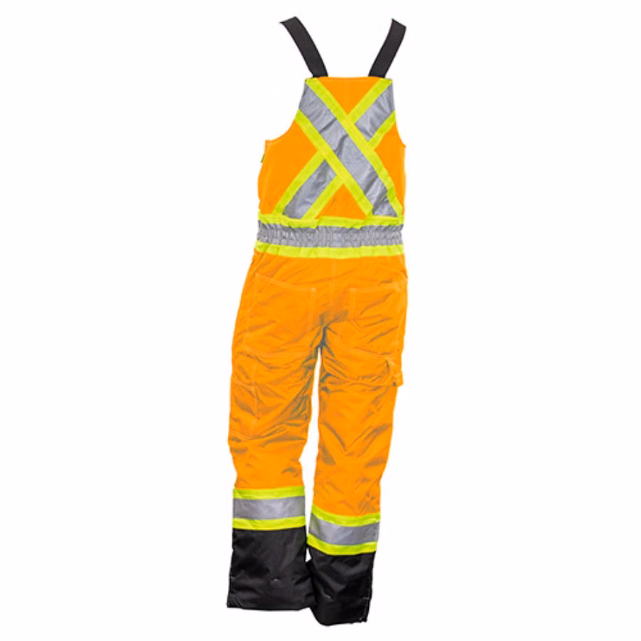 Tough Duck Safety Waterproof / Breathable Insulated Safety Overall Feature Close-up