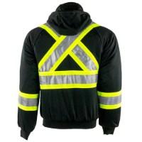 Tough Duck Safety Insulated Full-Zip Hooded Sweatshirt Alternate View