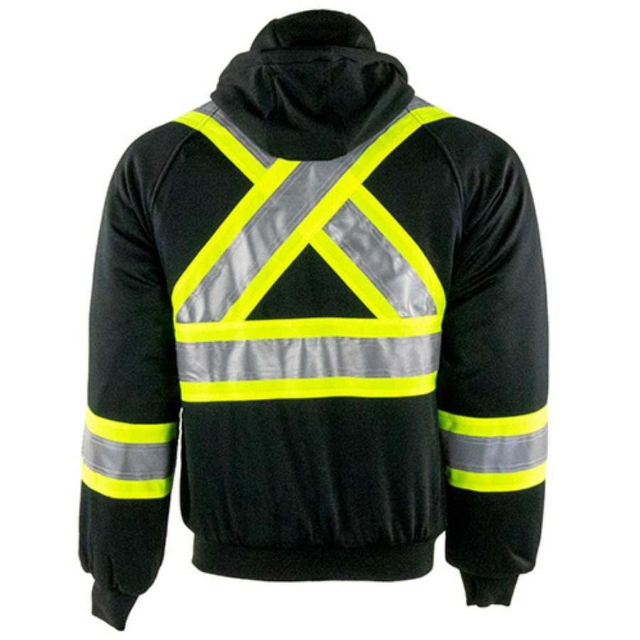 Tough Duck Safety Insulated Full-Zip Hooded Sweatshirt Alternate View