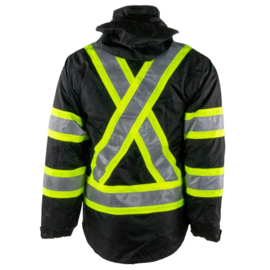 Tough Duck Safety 5-In-1 Safety Jacket Feature Close-up