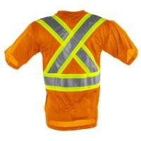Tough Duck Safety Short Sleeve Safety T-Shirt w/ Pocket Feature Close-up