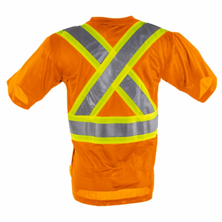 Tough Duck Safety Short Sleeve Safety T-Shirt w/ Pocket Feature Close-up