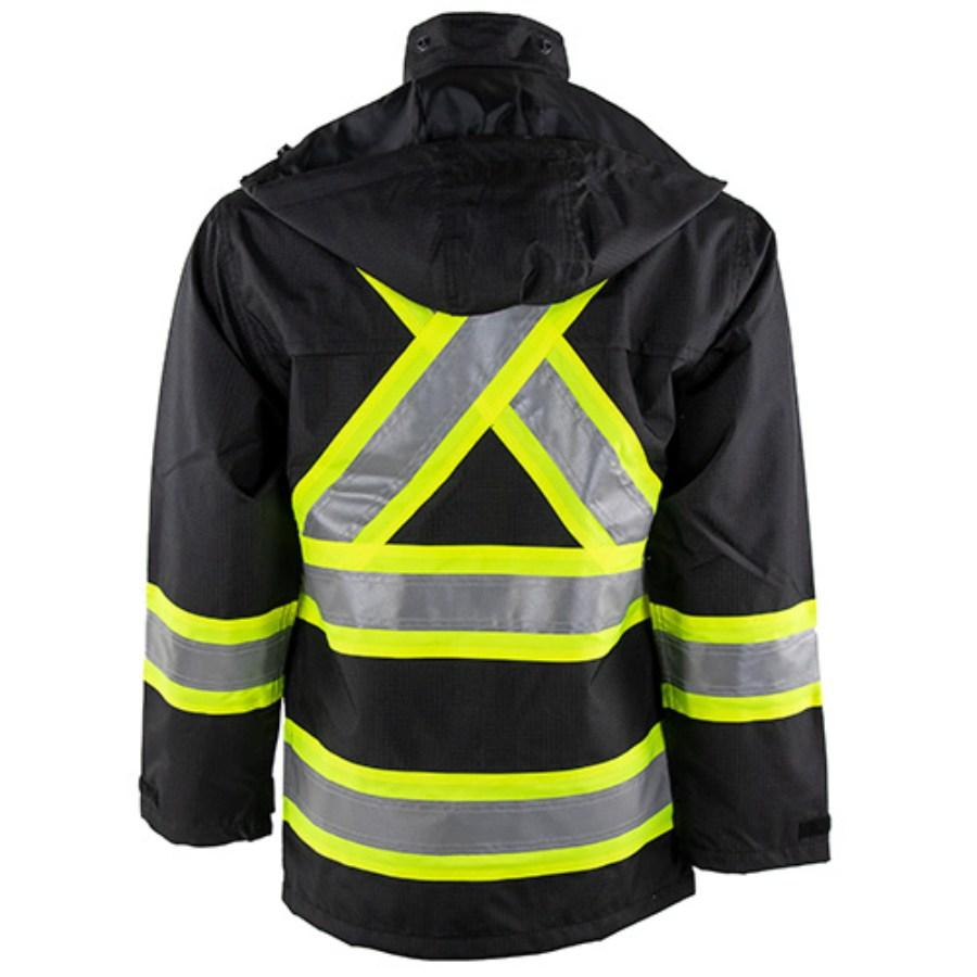 Tough Duck Safety Rain Jacket Additional Angle
