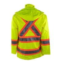Tough Duck Safety Rain Jacket Alternate View