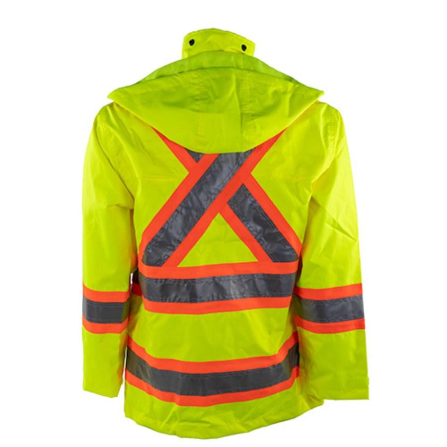 Tough Duck Safety Rain Jacket Alternate View