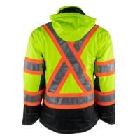Tough Duck Safety Waterproof/Breathable Midweight Fleece Lined Jacket Feature Close-up
