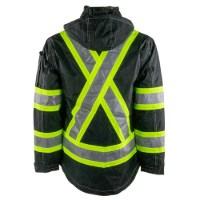 Tough Duck Safety Waterproof/Breathable 4-In-1 Ripstop Jacket Perspective View