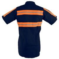 Red Kap Enhanced Visibility Short Sleeve Work Shirt Alternate View