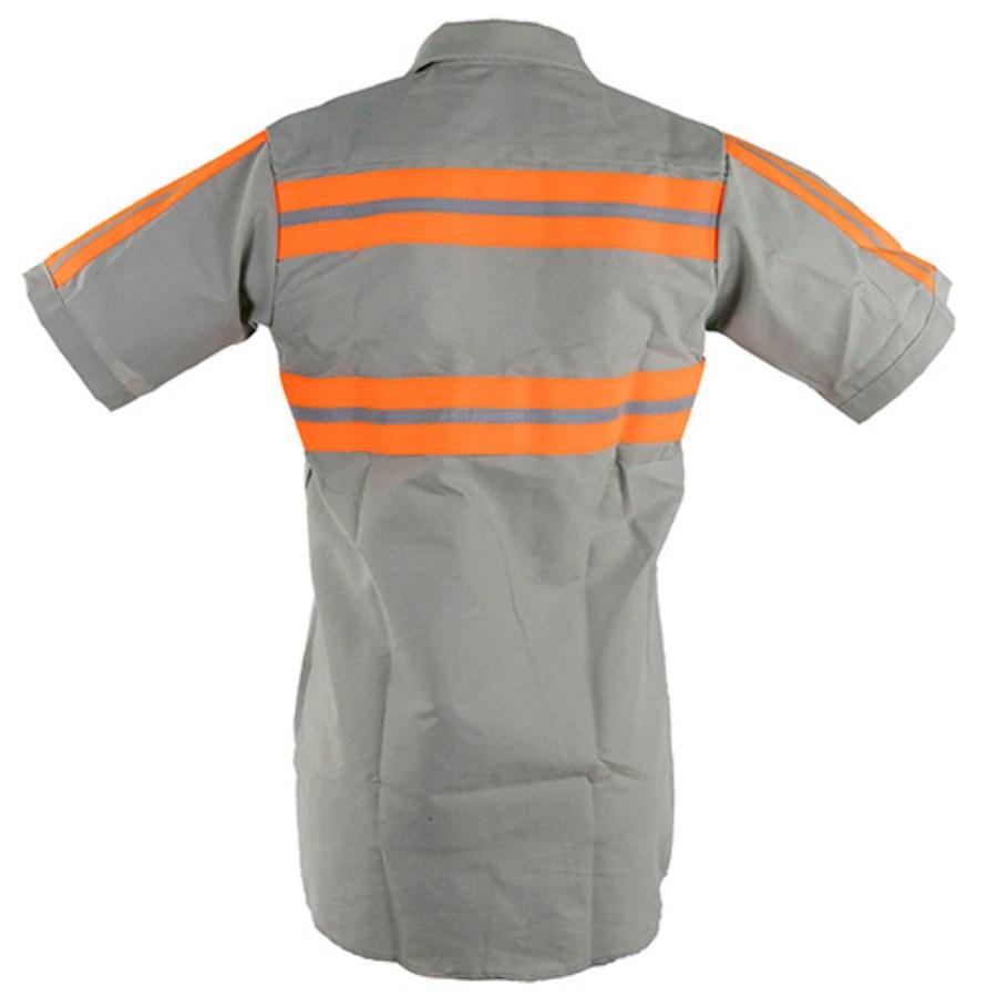 Red Kap Enhanced Visibility Short Sleeve Work Shirt Perspective View