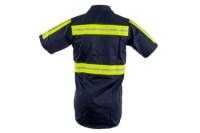 Red Kap Enhanced Visibility Short Sleeve Cotton Work Shirt Feature Close-up
