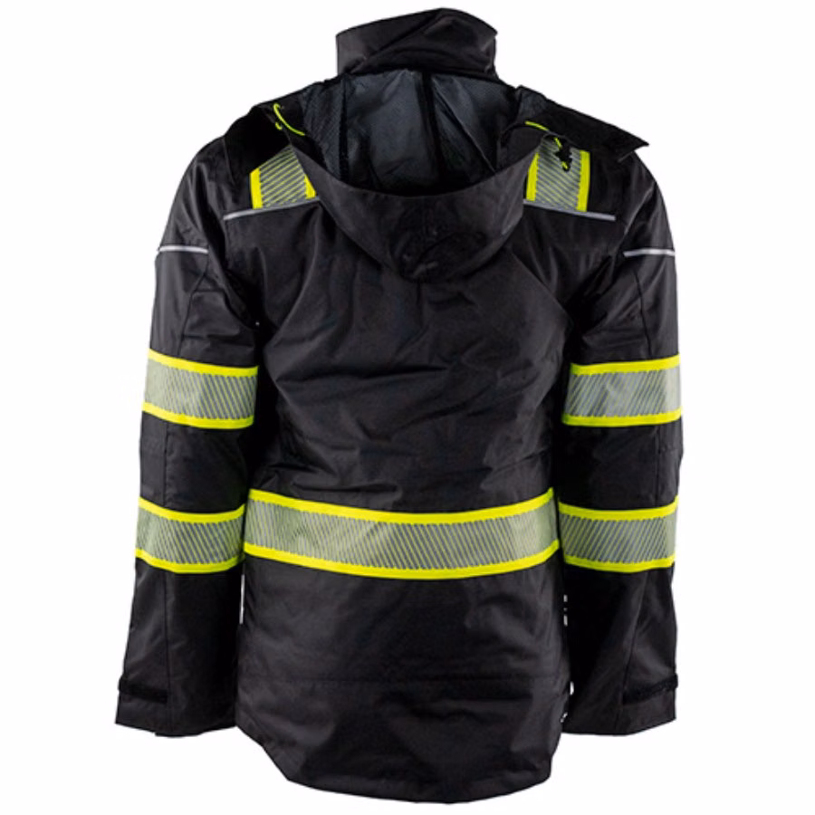 Portwest Iona Plus Black Winter Coat Feature Close-up