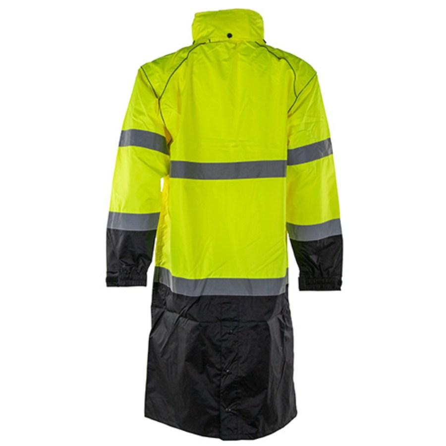 Kishigo Brilliant Series Class 3 Long Rain Coat Perspective View