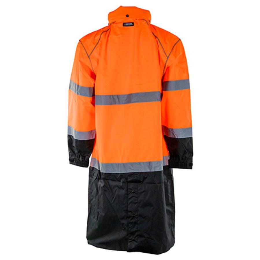Kishigo Brilliant Series Class 3 Long Rain Coat Feature Close-up