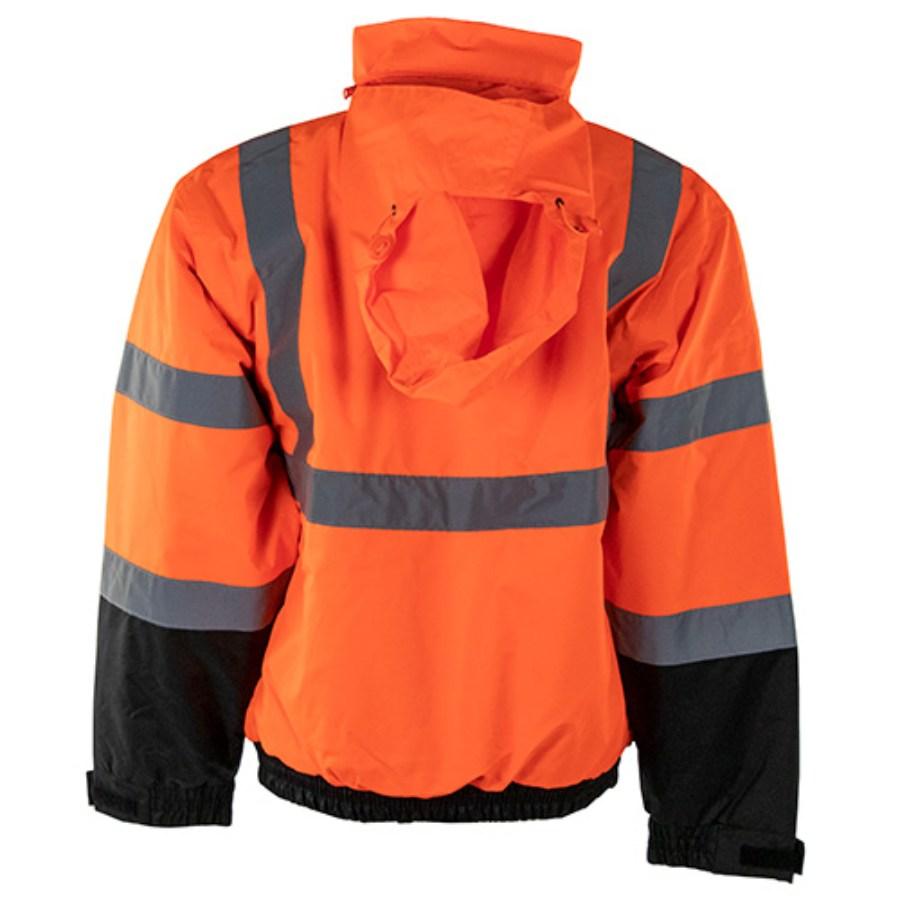 Kishigo Economy Class 3 Bomber Jacket Feature Close-up