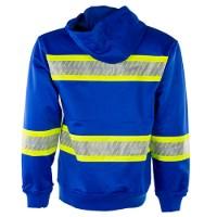 Kishigo Enhanced Visibility Heavyweight Full-Zip Hooded Sweatshirt Additional view