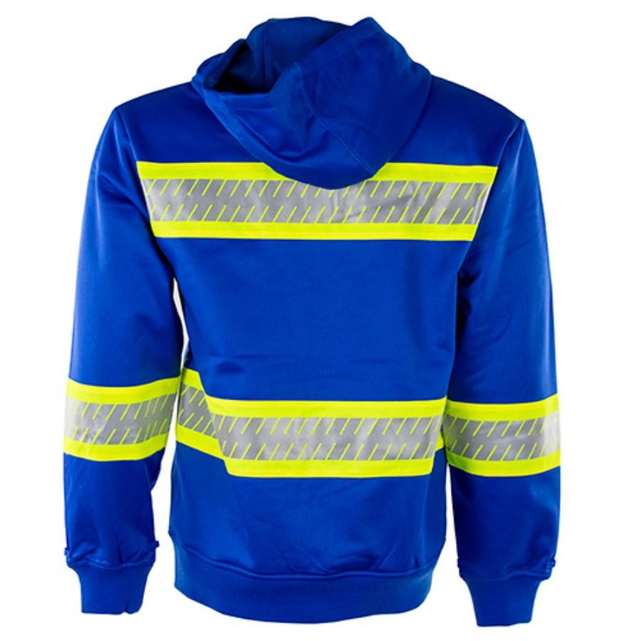 Kishigo Enhanced Visibility Heavyweight Full-Zip Hooded Sweatshirt Additional view