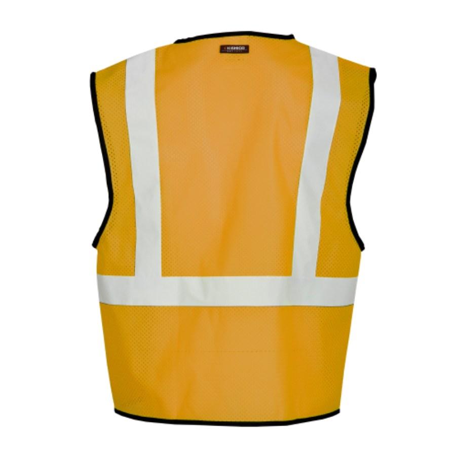 Kishigo Economy Enhanced Visibility Single Pocket Mesh Vest Perspective View