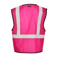 Kishigo Economy Enhanced Visibility Single Pocket Mesh Vest Feature Close-up