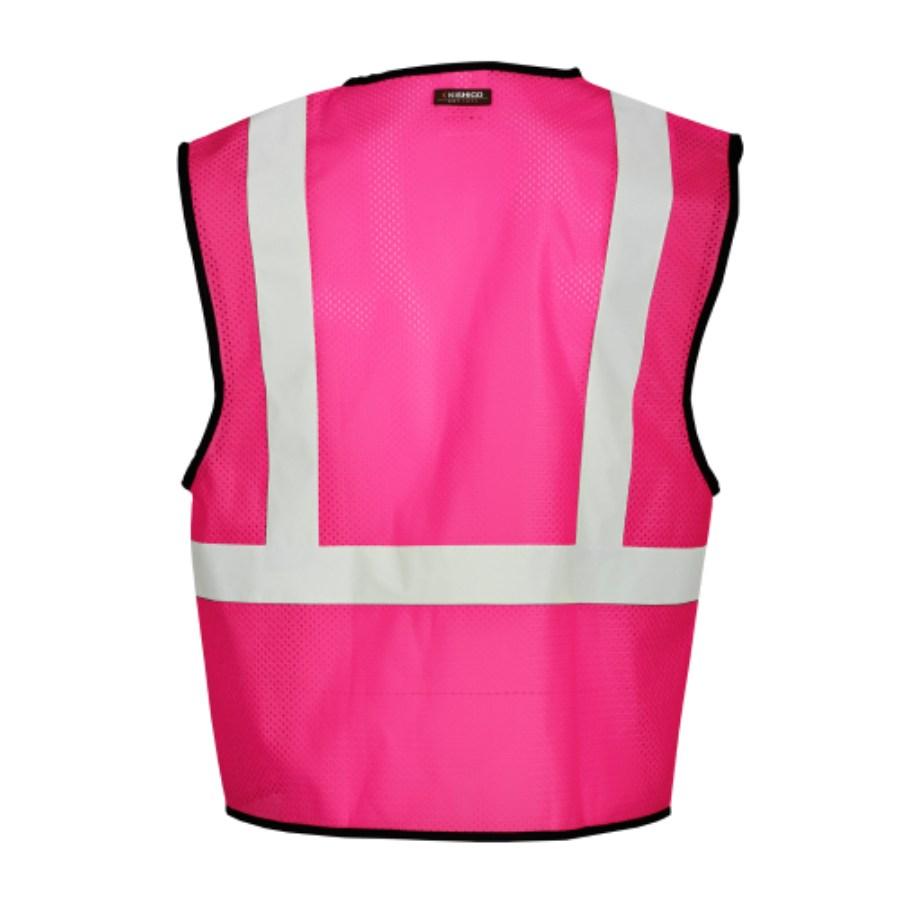 Kishigo Economy Enhanced Visibility Single Pocket Mesh Vest Feature Close-up