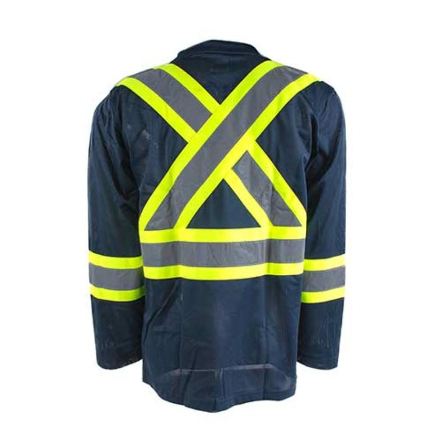 Tough Duck Safety Long Sleeve Mesh Safety T-Shirt Additional view