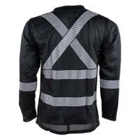 Tough Duck Safety Long Sleeve Safety Segmented Stripes T-Shirt Additional view