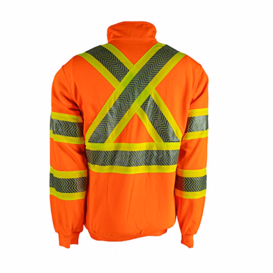 Tough Duck Safety 1/4 Zip Pullover Perspective View