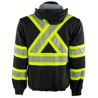 Tough Duck Safety Thermal Lined Safety Zip-Up Hoodie Additional view