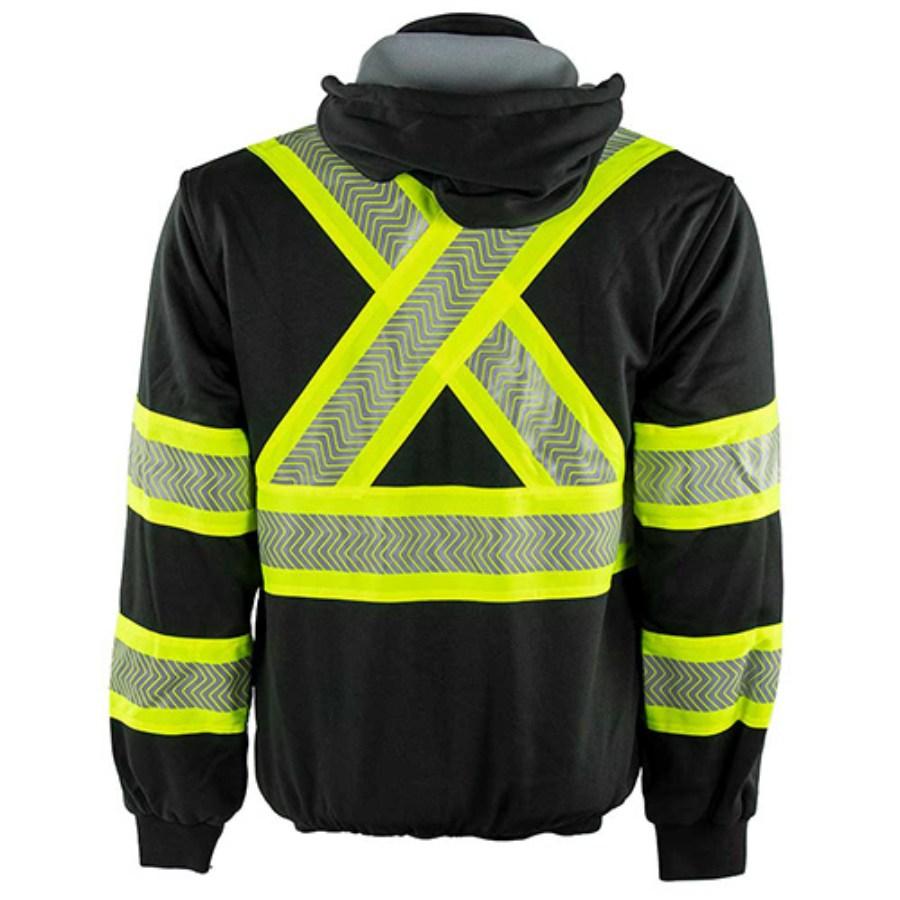 Tough Duck Safety Thermal Lined Safety Zip-Up Hoodie Additional view