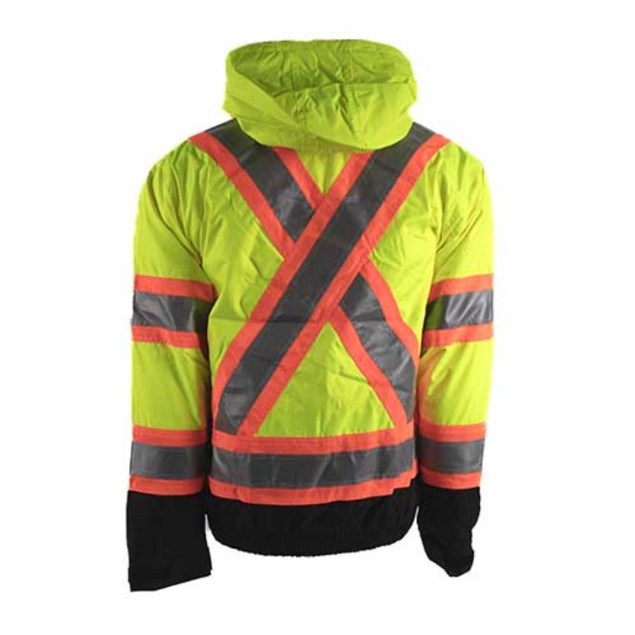 Tough Duck Safety 3-In-1 Class 3 Safety Bomber Jacket Additional Angle