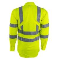Red Kap Hi-Vis Long Sleeve Oilblok Class 3 Ripstop Work Shirt Additional view