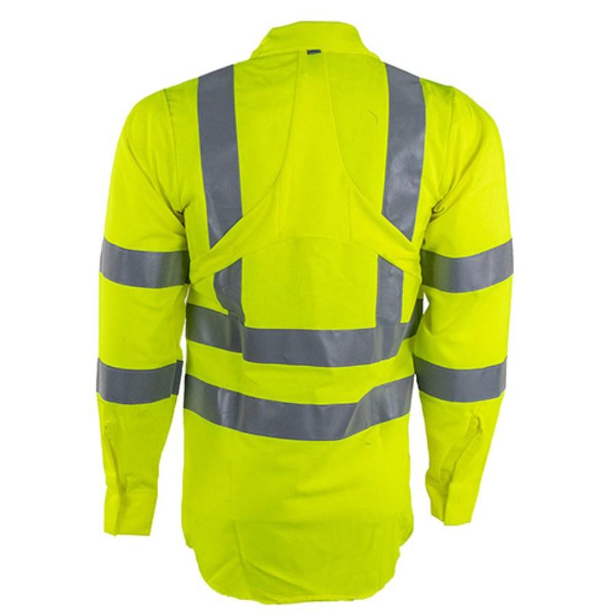 Red Kap Hi-Vis Long Sleeve Oilblok Class 3 Ripstop Work Shirt Additional view