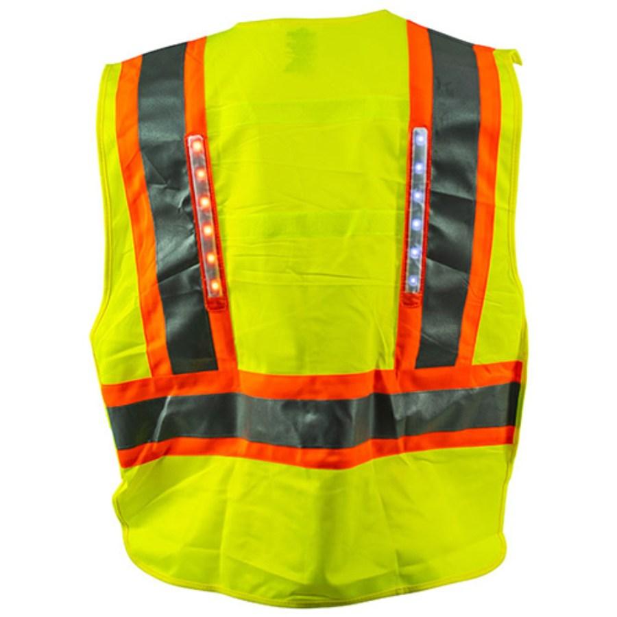 NiteBeams Hi-Vis 5 Point Breakaway LED Vest, Class 2 Alternate View