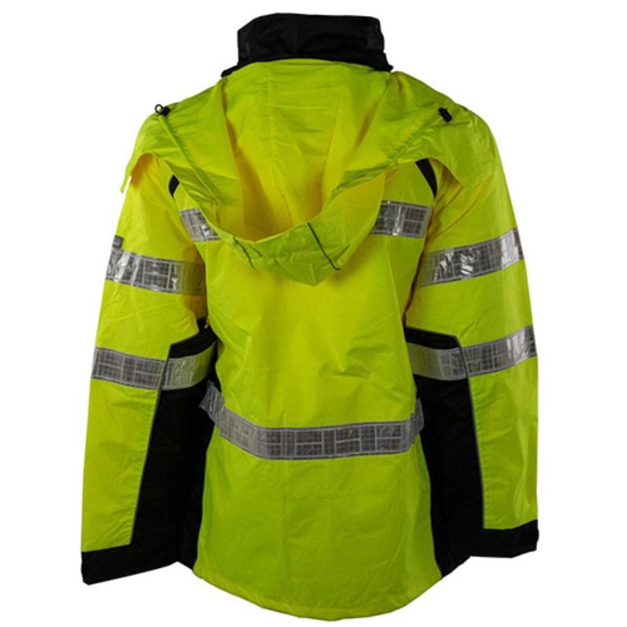 Kishigo Premium Brilliant Series Class 3 Rain Jacket Alternate View