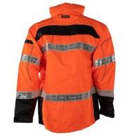 Kishigo Black Series Class 3 Rain Jacket Feature Close-up