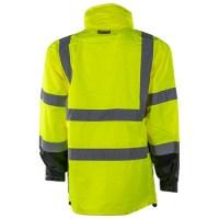 Kishigo Storm Cover Class 3 Rain Jacket Perspective View