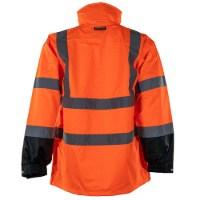 Kishigo Storm Cover Class 3 Rain Jacket Feature Close-up