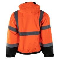 Kishigo Ripstop Class 3 Bomber Jacket Feature Close-up