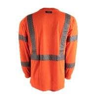 Kishigo Black Series Class 3 Long Sleeve T-Shirt Perspective View