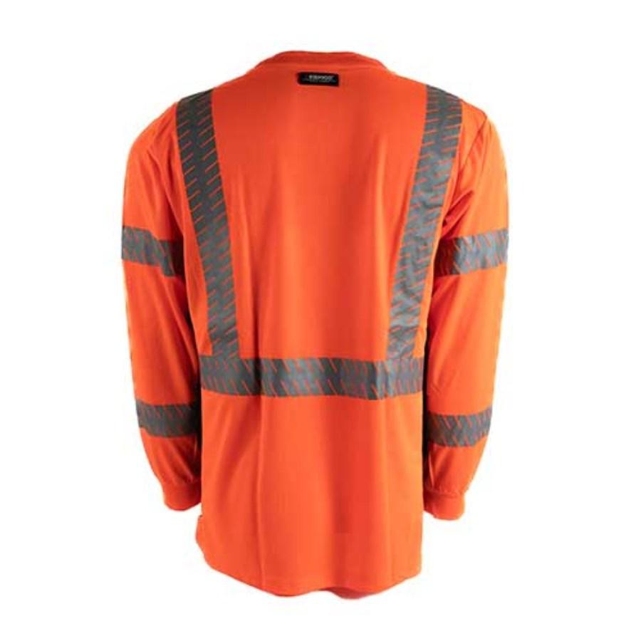 Kishigo Black Series Class 3 Long Sleeve T-Shirt Perspective View
